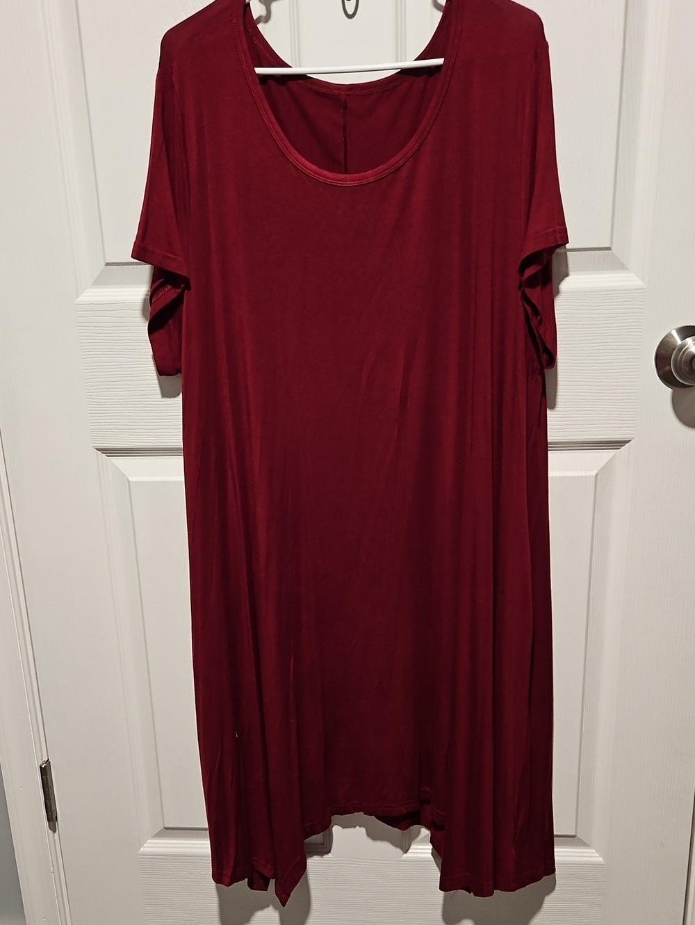 Source Unknown Burgundy Midi Dress